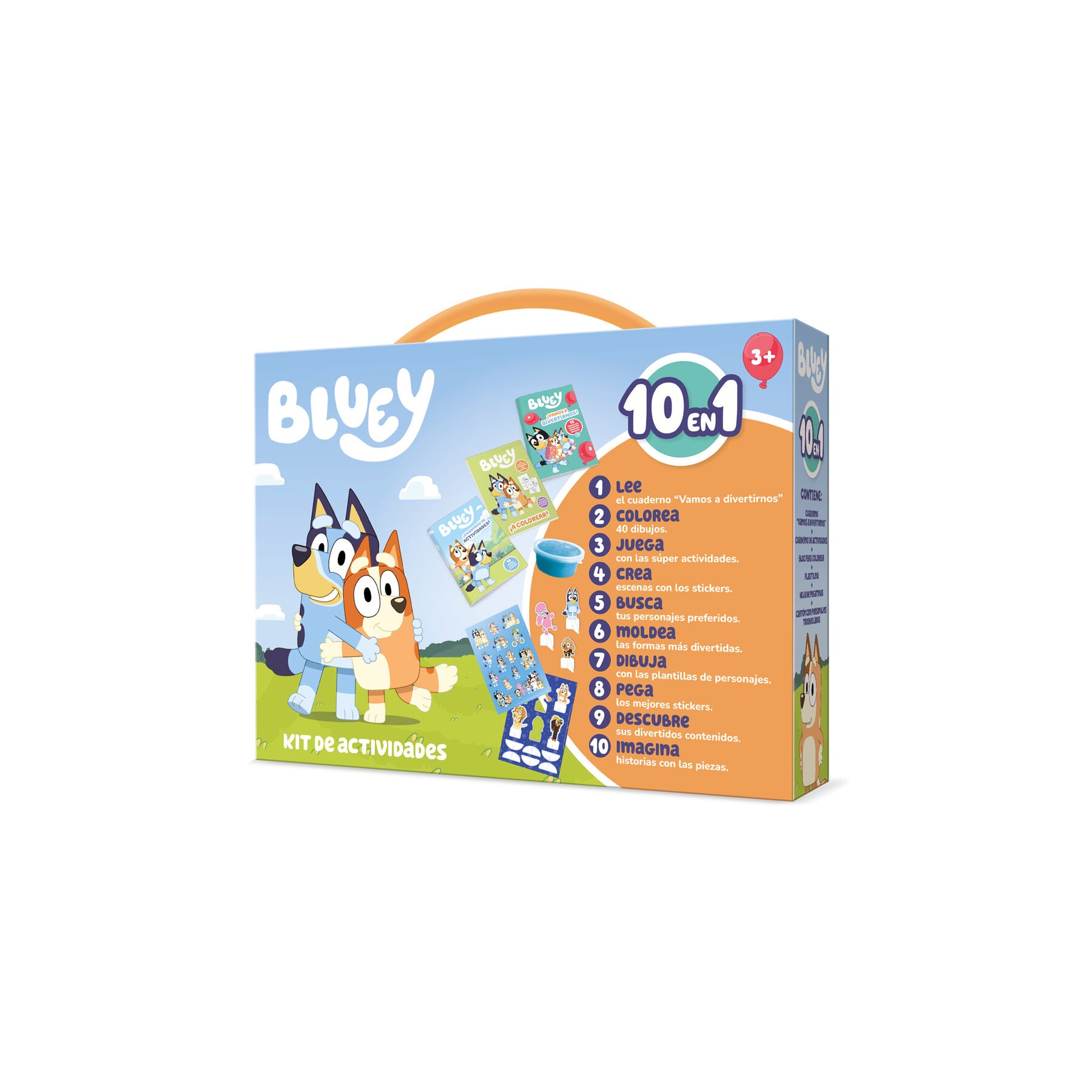 Maletin 10 en 1 Bluey español