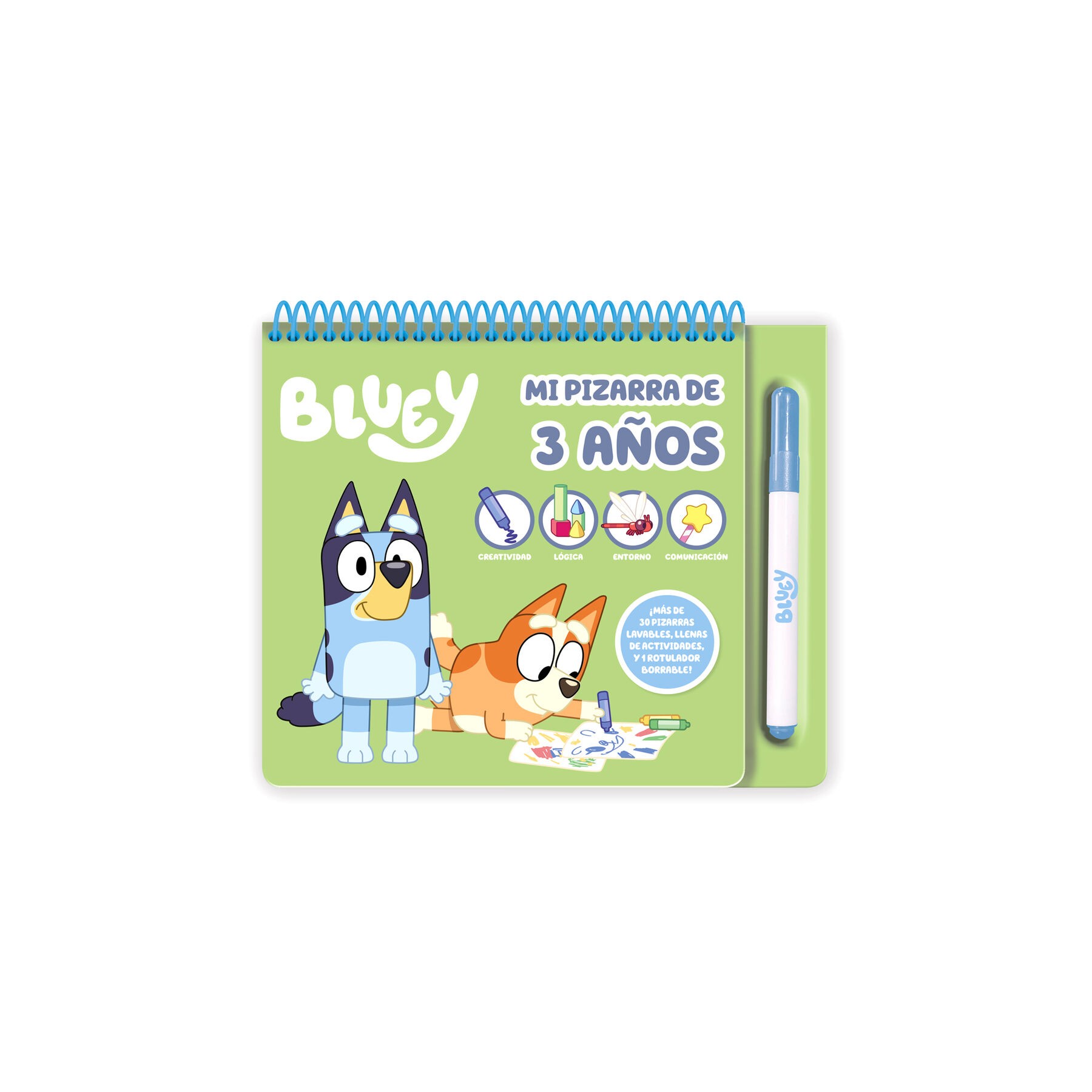 Mi Pizarra Actividades 3 Años Bluey español