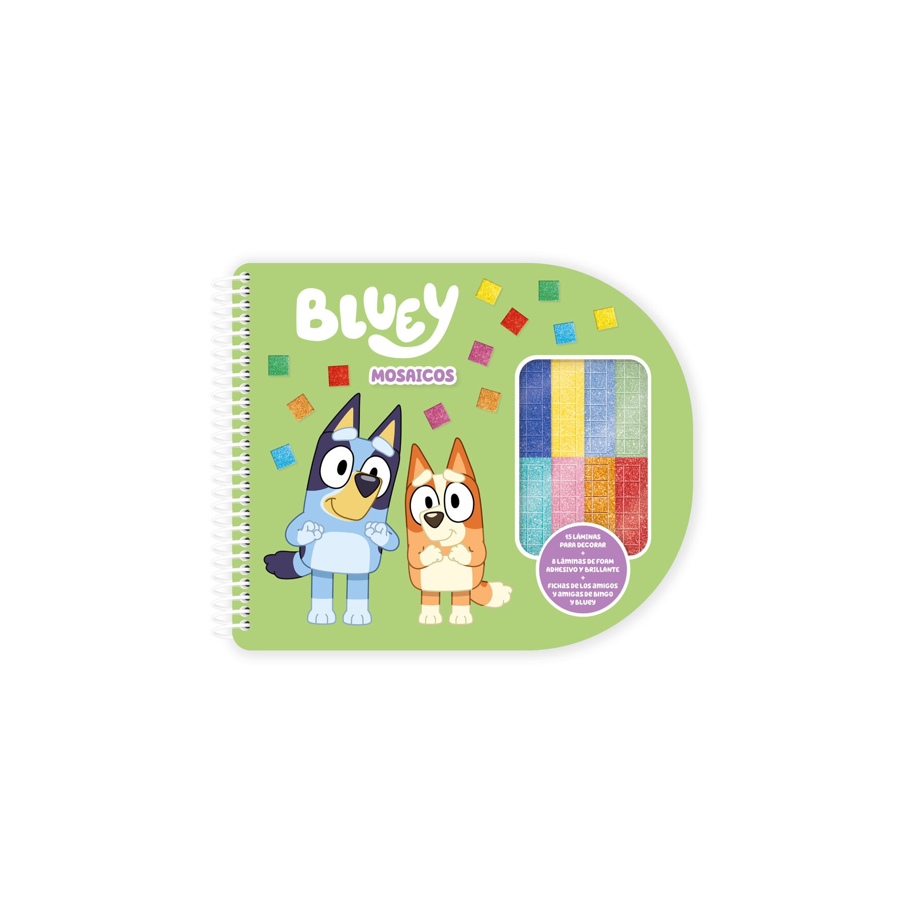 Libreta Mosaicos Bluey