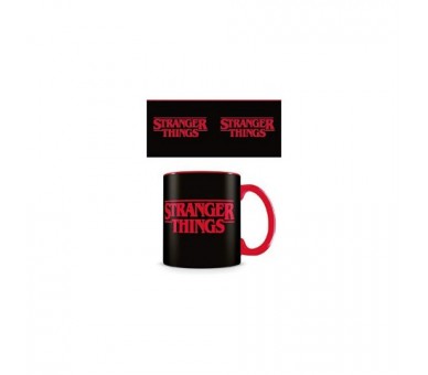 Taza Desayuno Stranger Things Logotipo