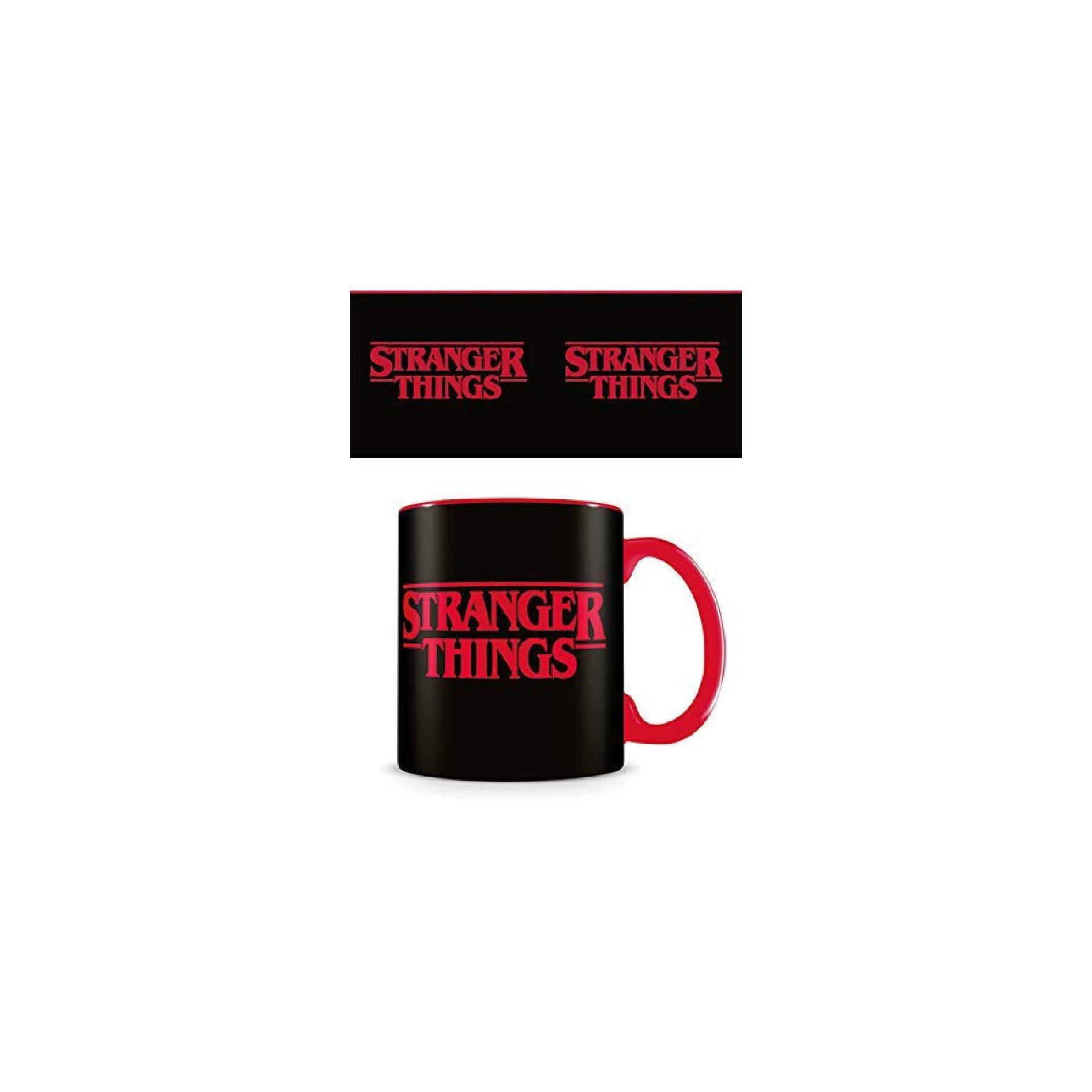 Taza Desayuno Stranger Things Logotipo