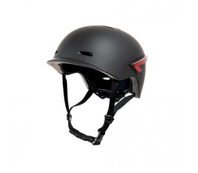 Casco Youin Homologado Color Negro Talla L/M Con Leds Y Tras