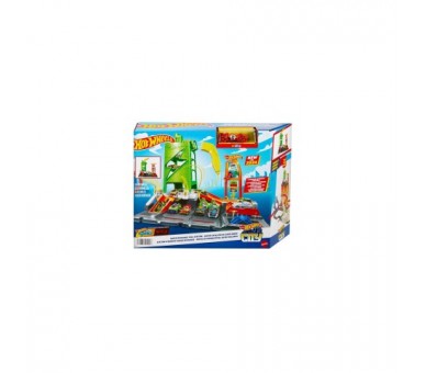 Pista Super Estacion De Gasolinera Hot Wheels