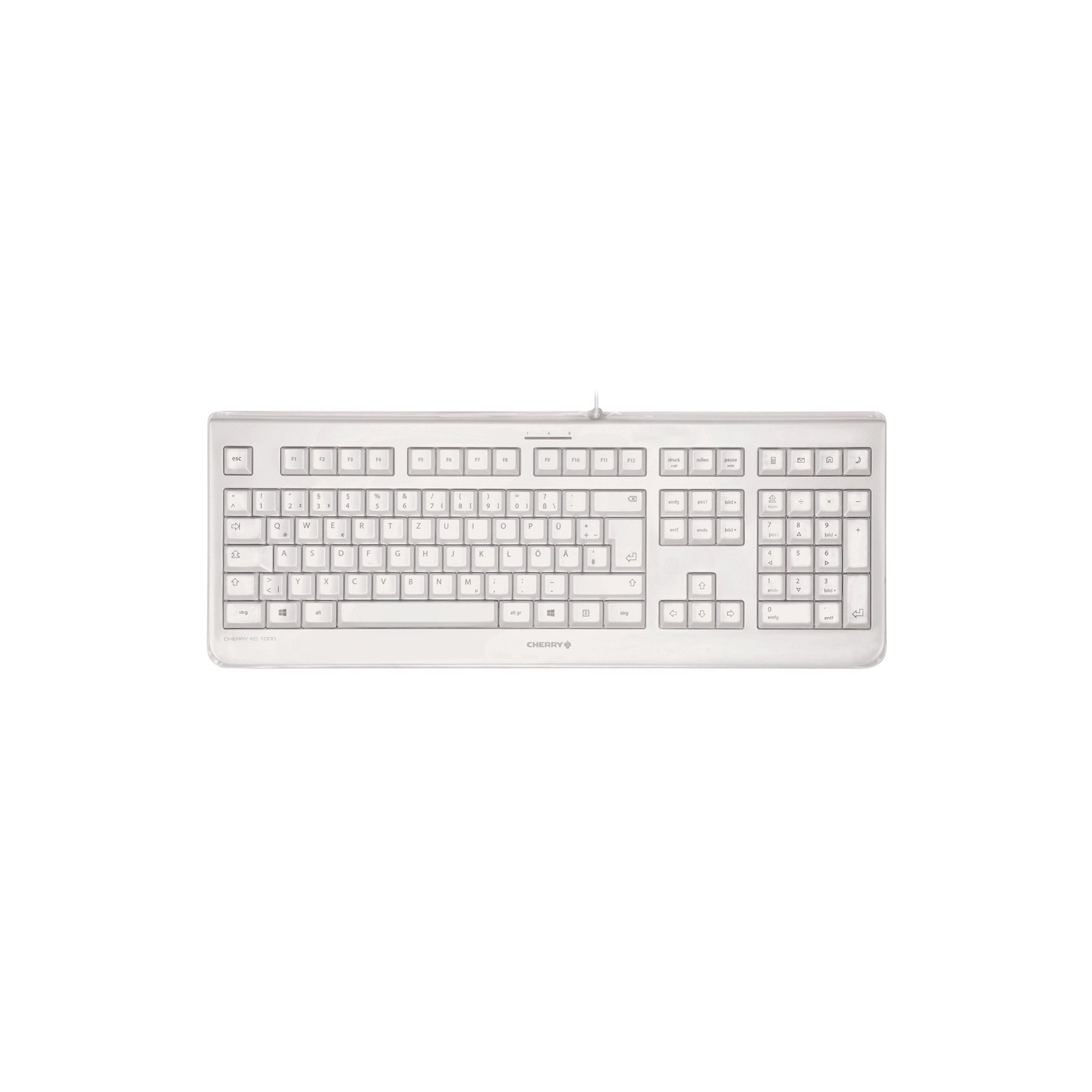 Teclado Cherry Kc 1068 Usb Blanco