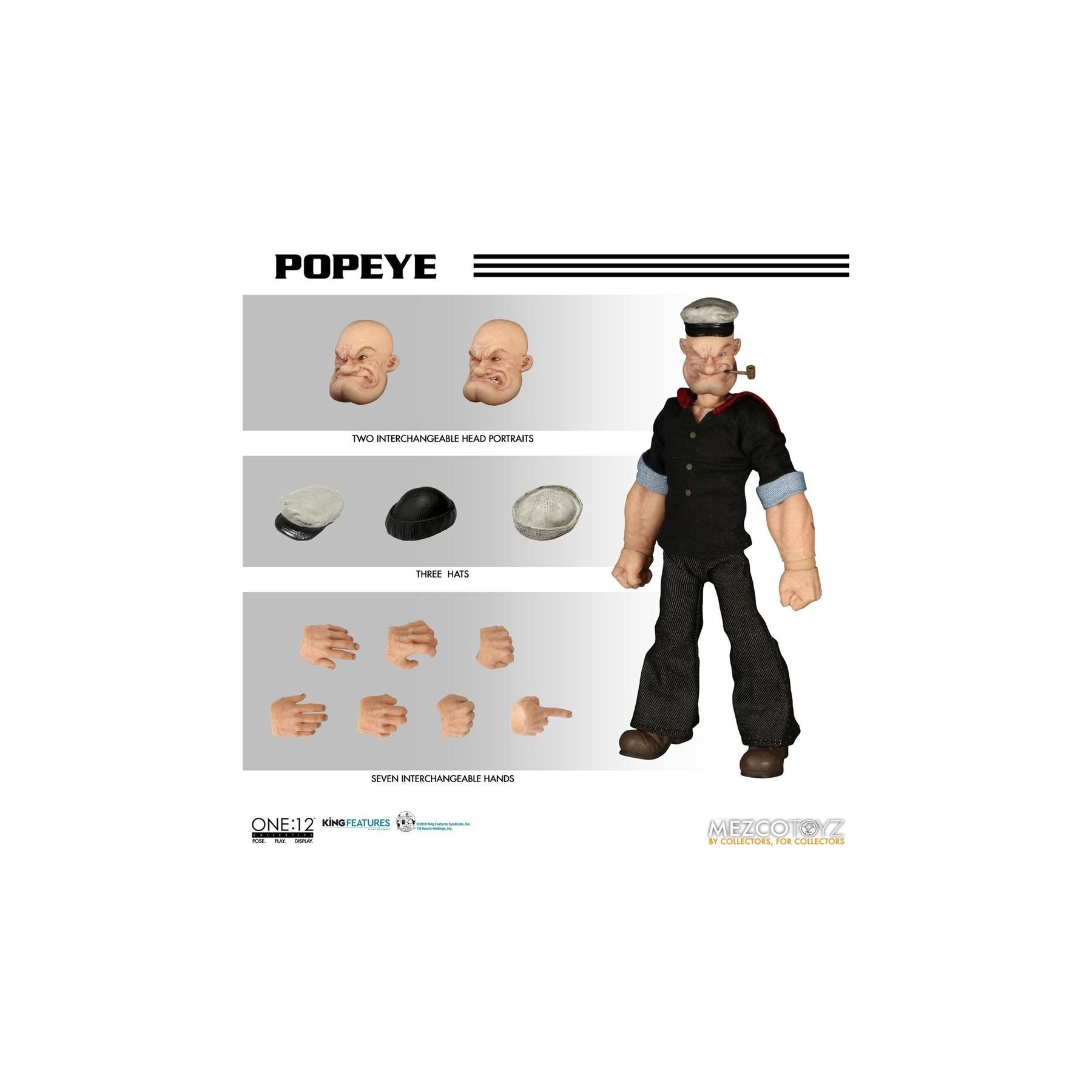 Figura Mezco Toyz Popeye One:12 Collective Re - Run Popeye 1
