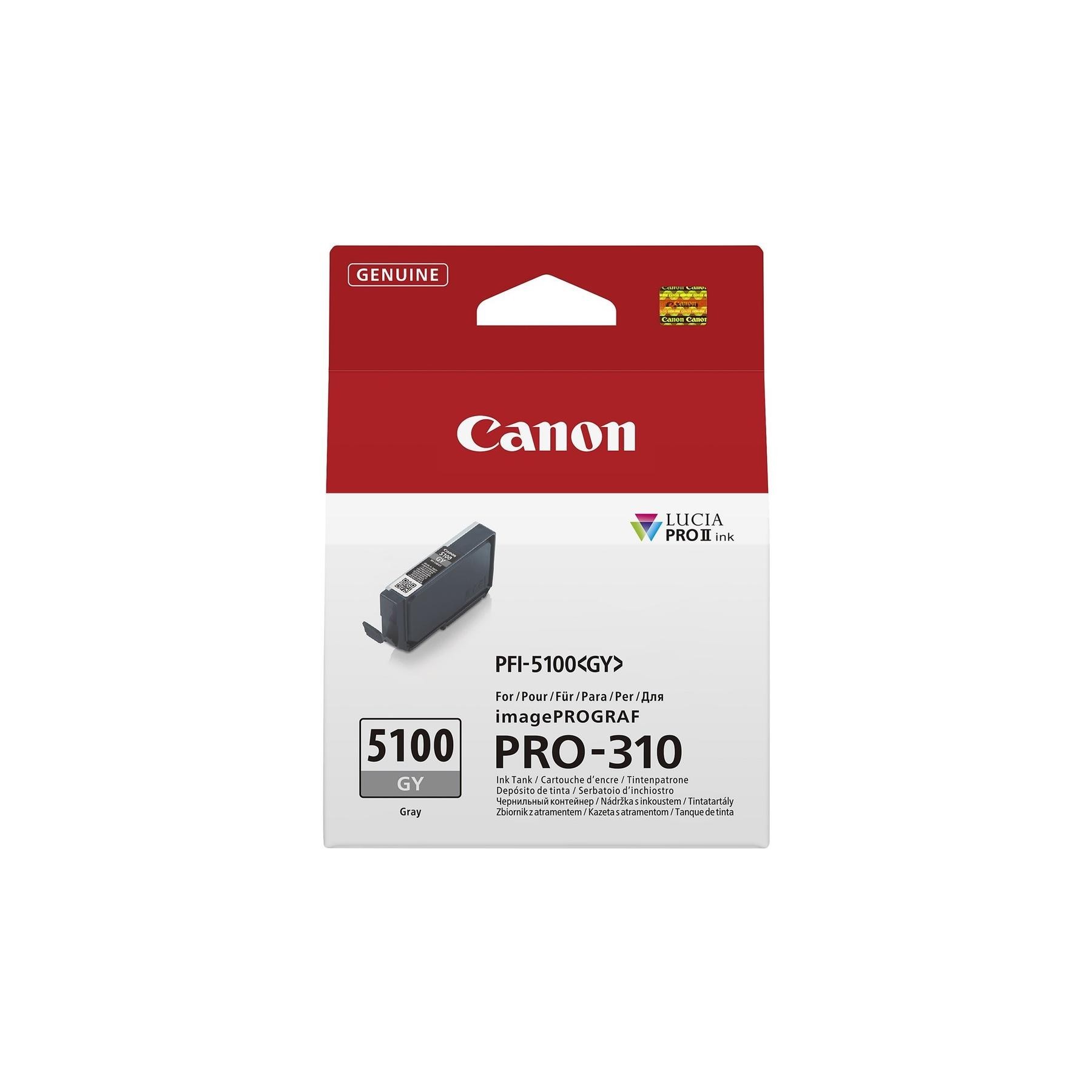 Cartucho Tinta Canon Pfi - 5100 Gris