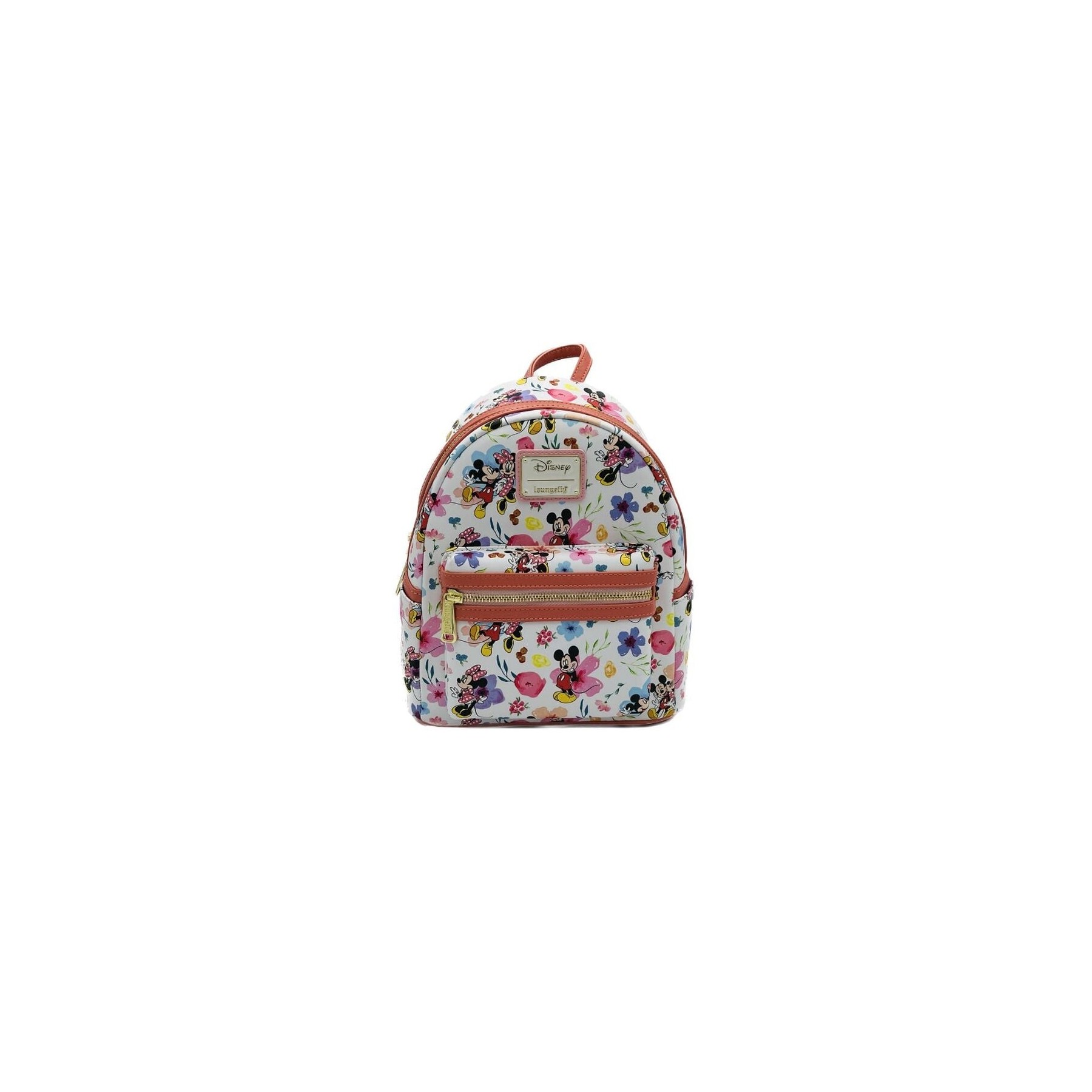 Mini Mochila Minnie & Mickey Floral