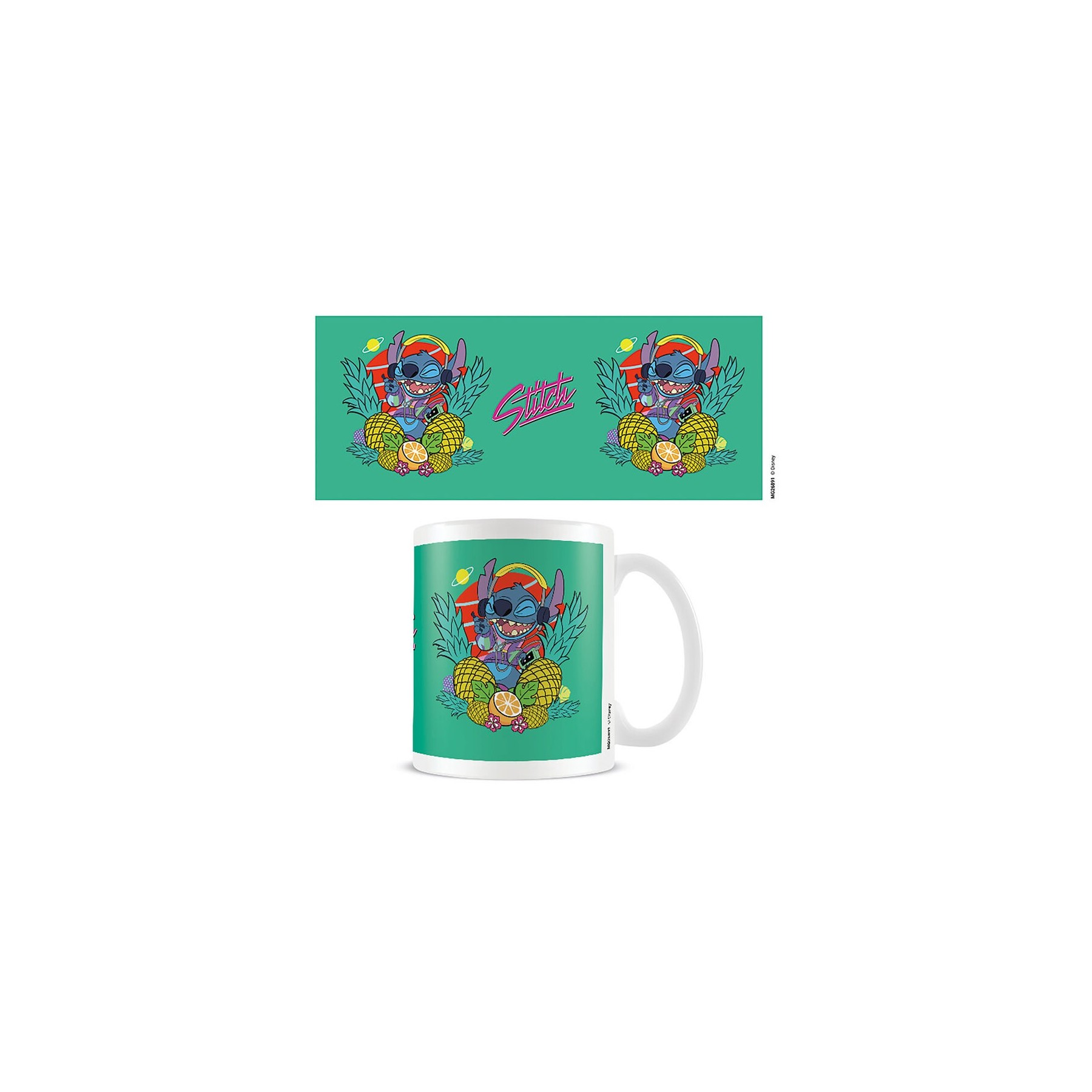 Taza Stitch Frutas 315 Ml