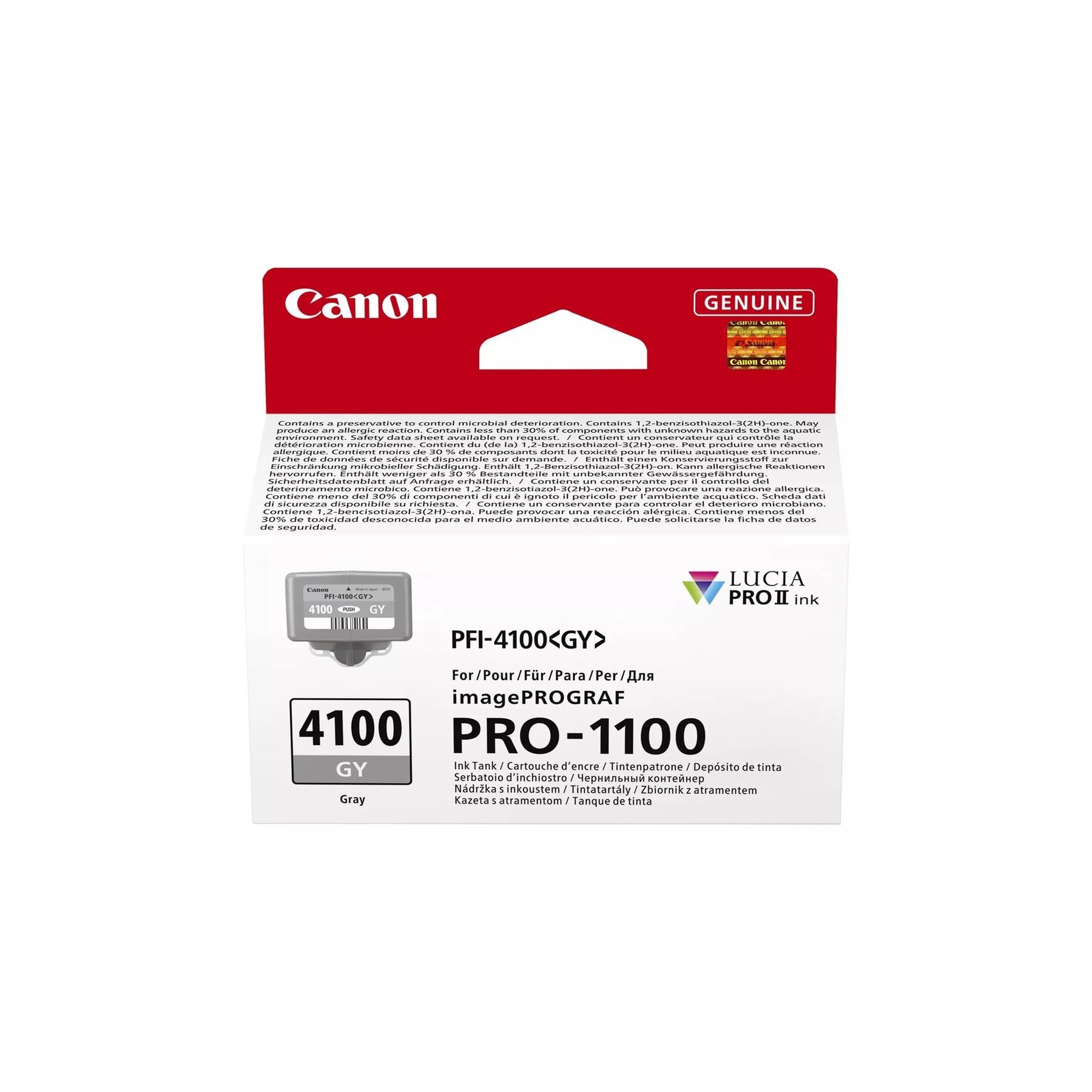 Cartucho Canon Pfi - 4100Gy Gris