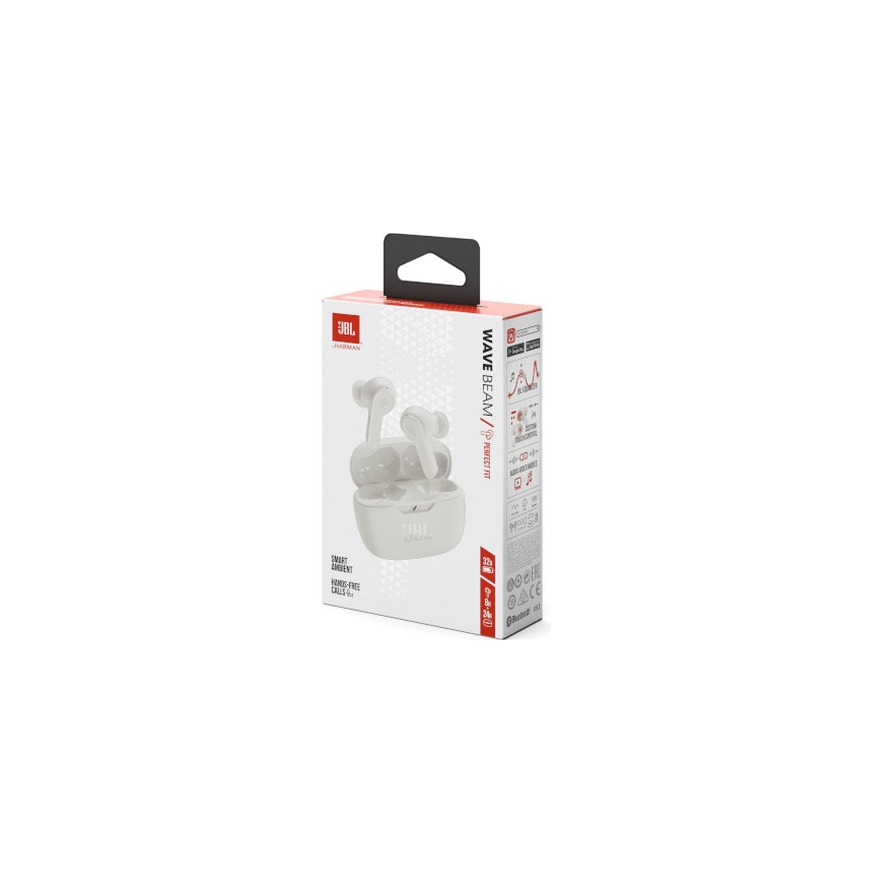 Auricular Jbl Wave Beam Blanco Varios