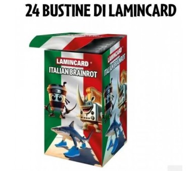 Box 24 Buste da 7 Carte LAMINCARD Italian Brainrot