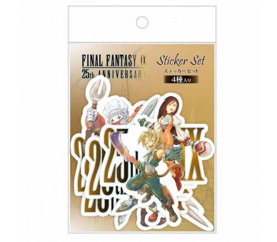 Blister 4 pegatinas Final Fantasy IX