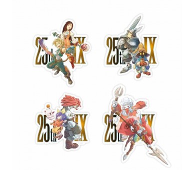 Blister 4 pegatinas Final Fantasy IX