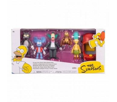 Blister 6 figuras Los Simpsons 7cm