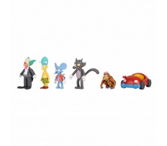 Blister 6 figuras Los Simpsons 7cm