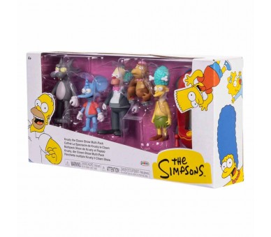 Blister 6 figuras Los Simpsons 7cm