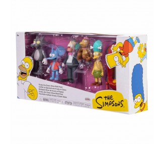 Blister 6 figuras Los Simpsons 7cm