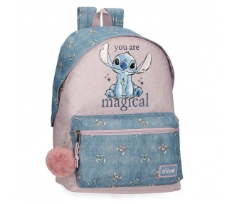 Mochila You Are Magical Stitch Disney 44cm adaptable