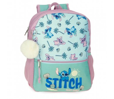 Mochila Just Chill Stitch Disney 33cm