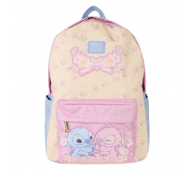 Mochila nylon Stitch & Angel Stitch Disney Loungefly 43cm