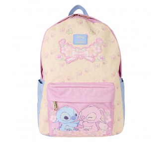 Mochila nylon Stitch & Angel Stitch Disney Loungefly 43cm