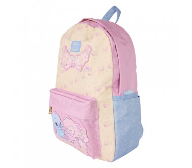 Mochila nylon Stitch & Angel Stitch Disney Loungefly 43cm