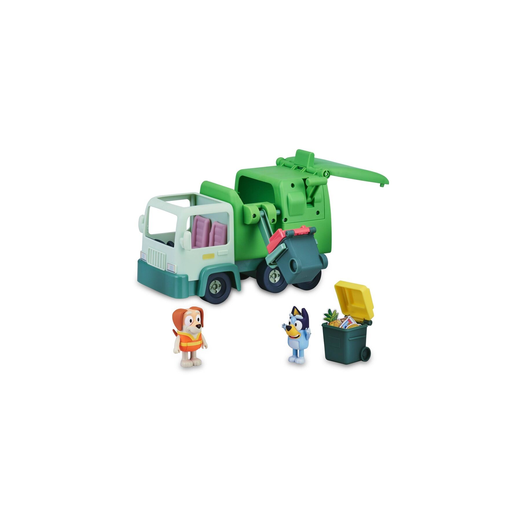 Camion de Basura + figuras Bluey