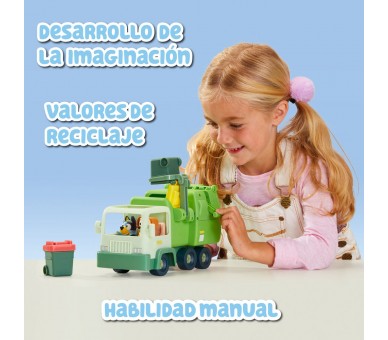 Camion de Basura + figuras Bluey