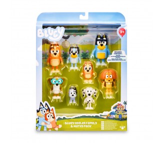 Blister 8 figuras Bluey