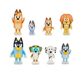 Blister 8 figuras Bluey