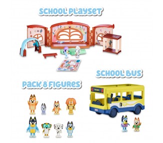 Blister 8 figuras Bluey