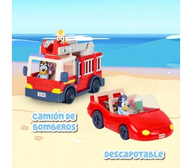 Camion Bomberos + figuras Bluey