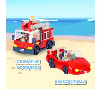 Camion Bomberos + figuras Bluey