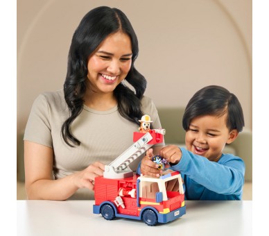 Camion Bomberos + figuras Bluey