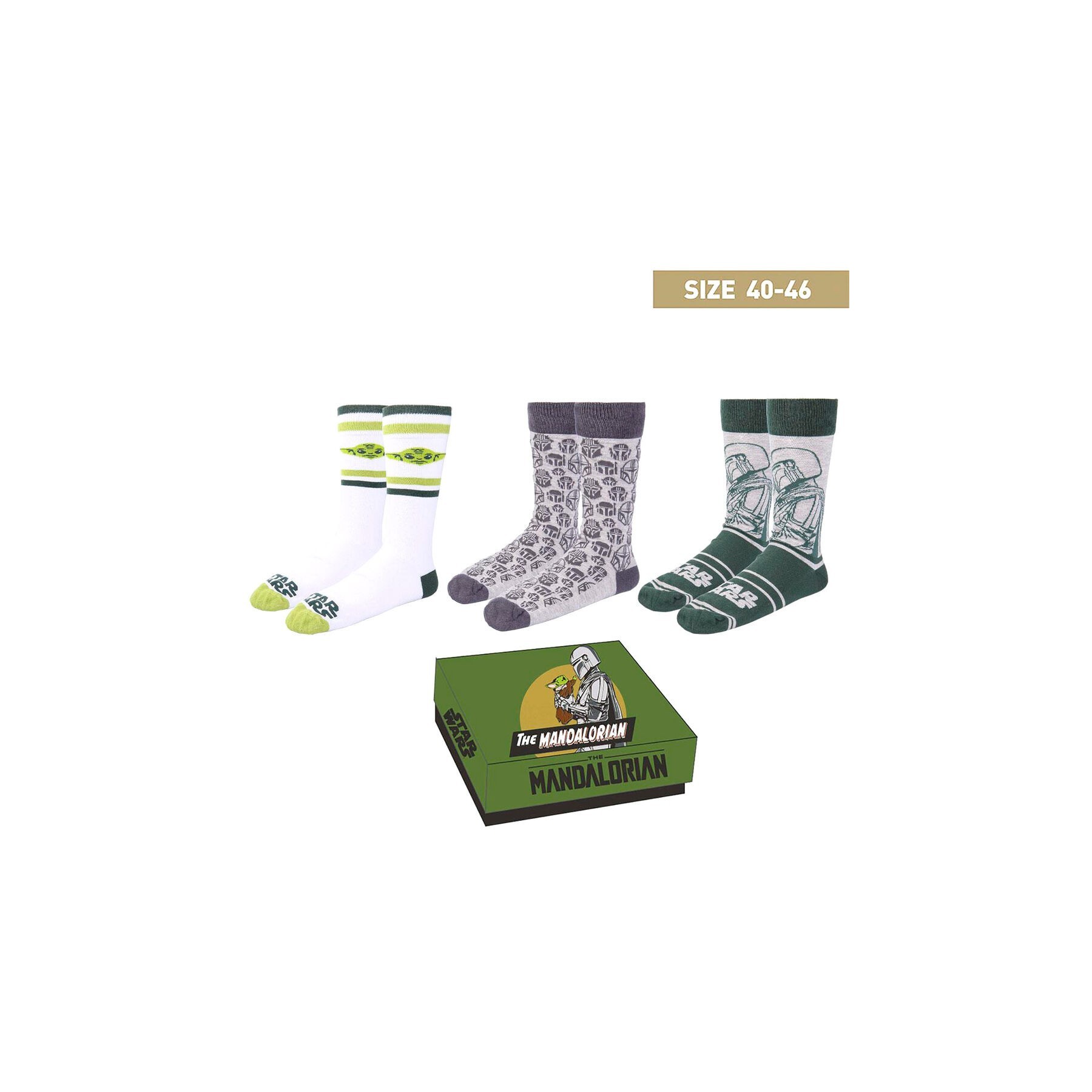Set De Calcetines Star Wars The Mandalorian Talla 40/46