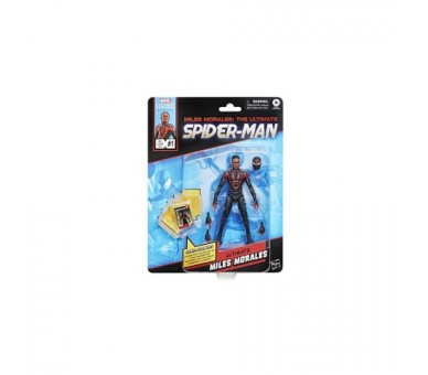 Figura Miles Morales Ultimate Spider-Man Marvel Legends 15Cm