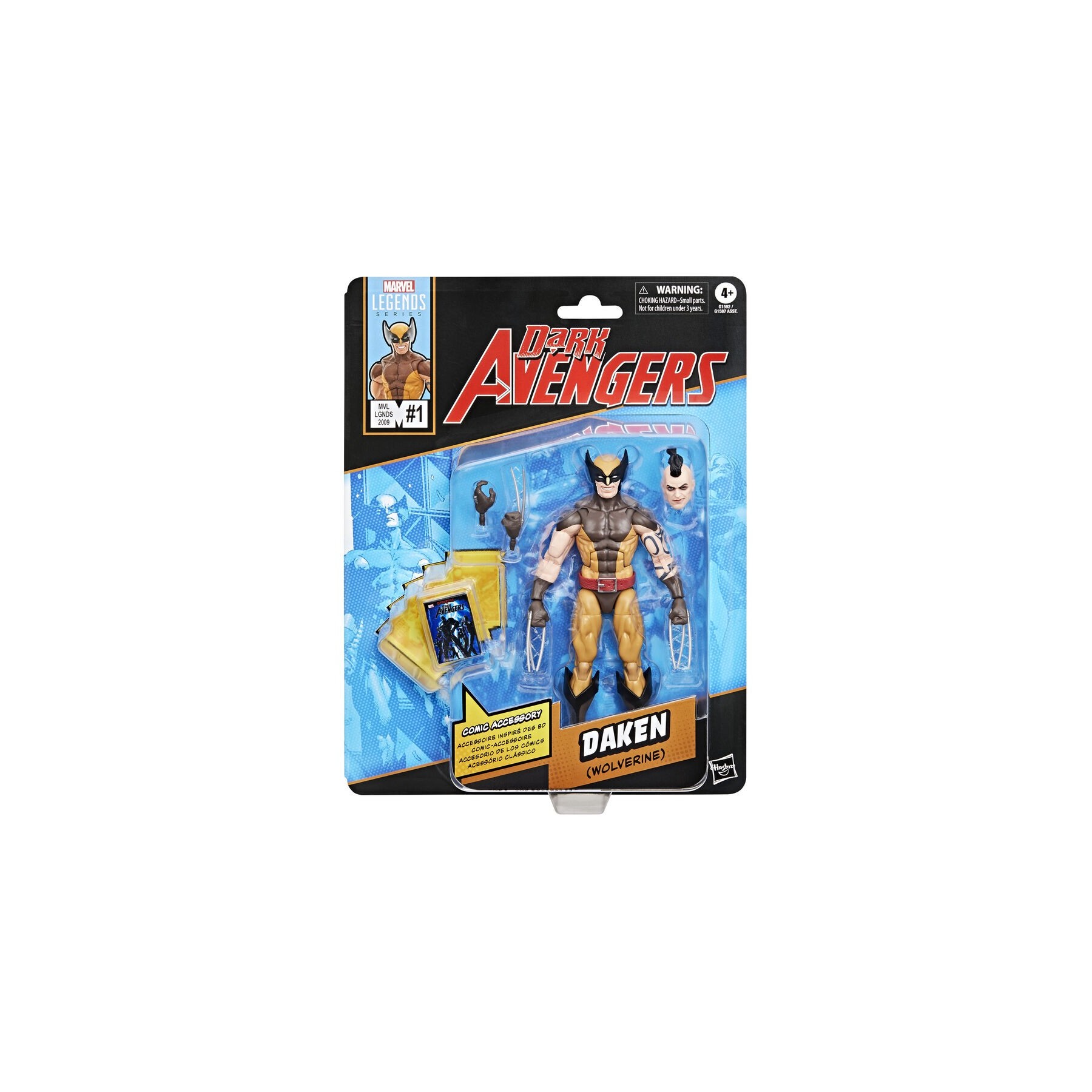 Figura Daken Wolverine Dark Avengers Marvel Legends 15Cm