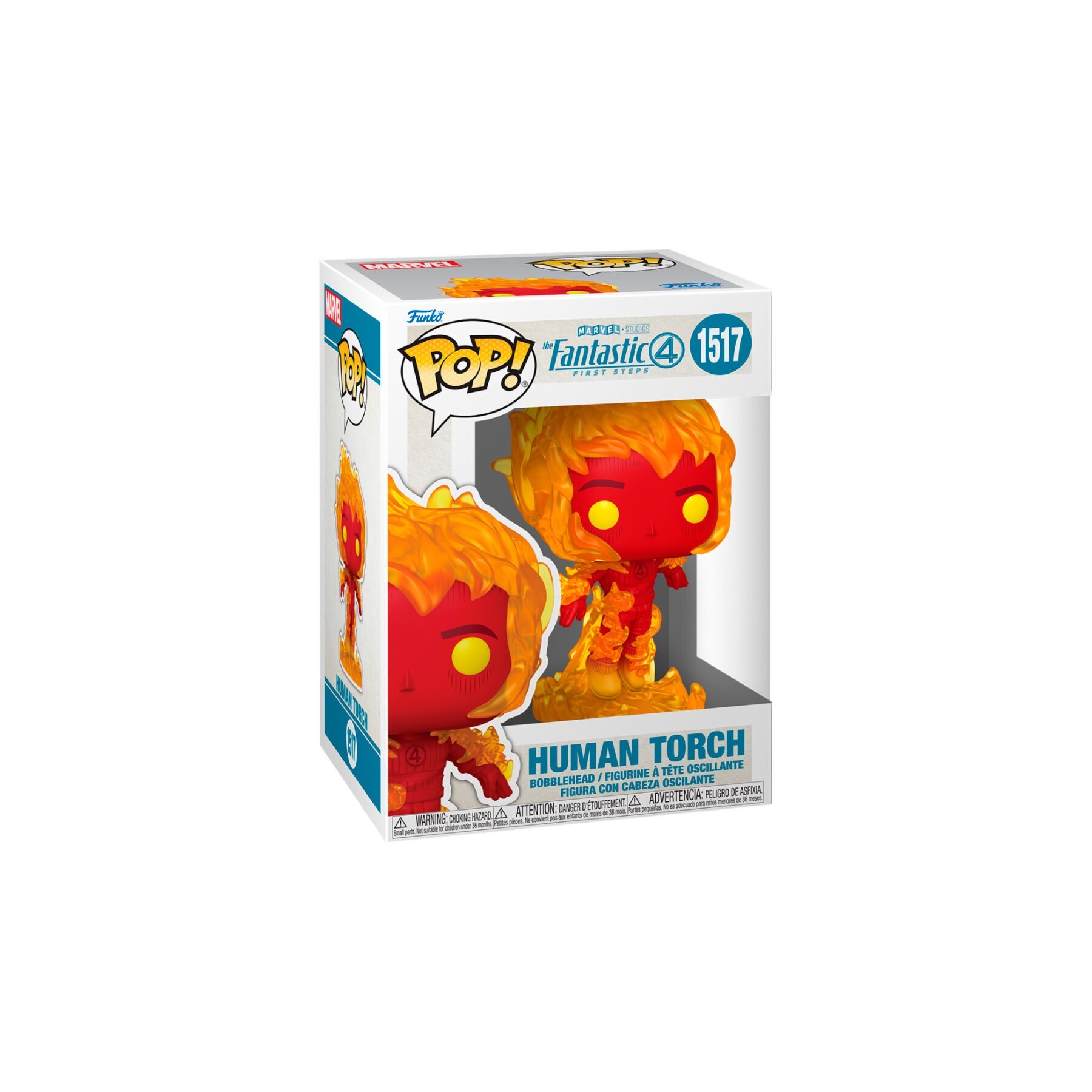 Figura Pop Marvel Los 4 Fantasticos Antorcha Humana