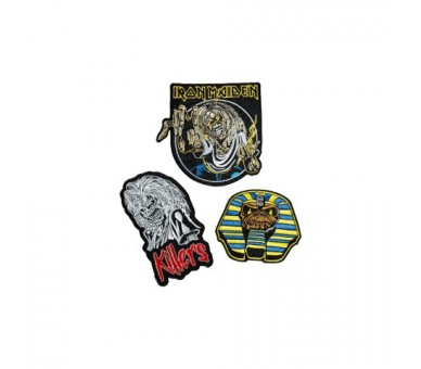 Set 3 Parches Iron Maiden