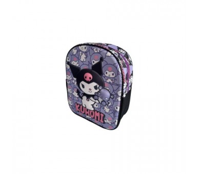 Mochila 3D Kuromi Hello Kitty 29Cm