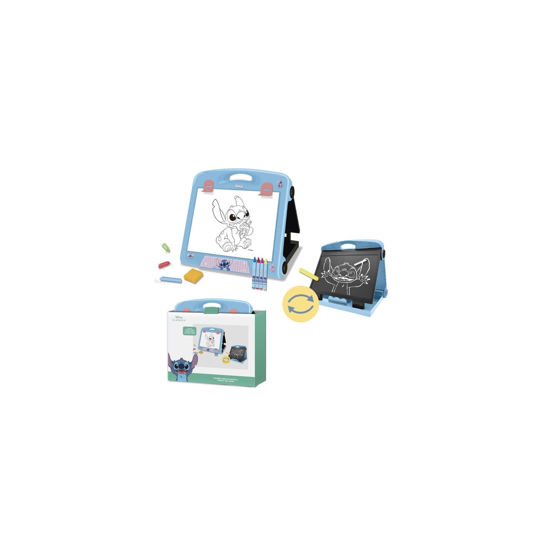 Set Papeleria Portatil Stitch Disney