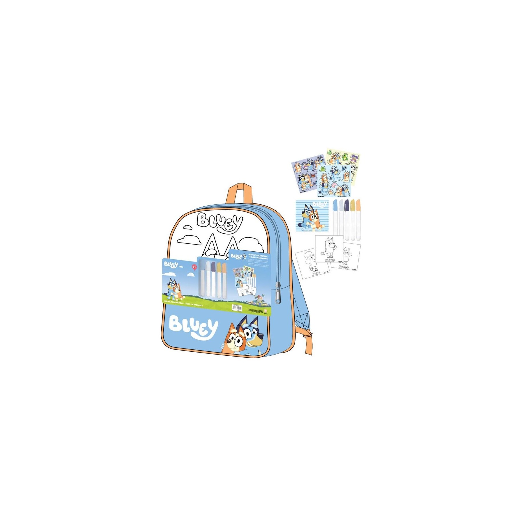 Set Mochila Diy Bluey