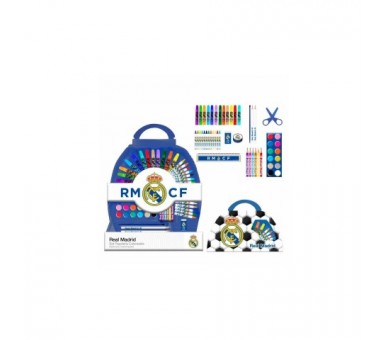 Set Papeleria Coloreable Real Madrid 50Pzs