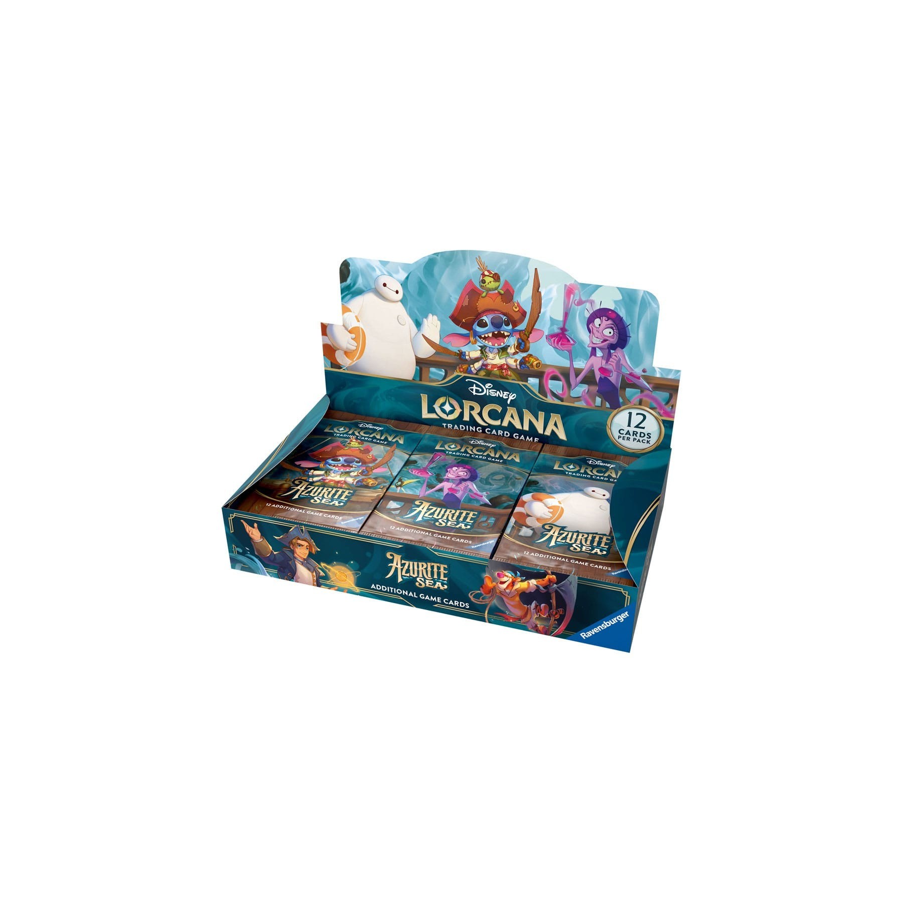 Juego De Cartas Disney Lorcana Tcg Azurite Sea Caja De Sobre