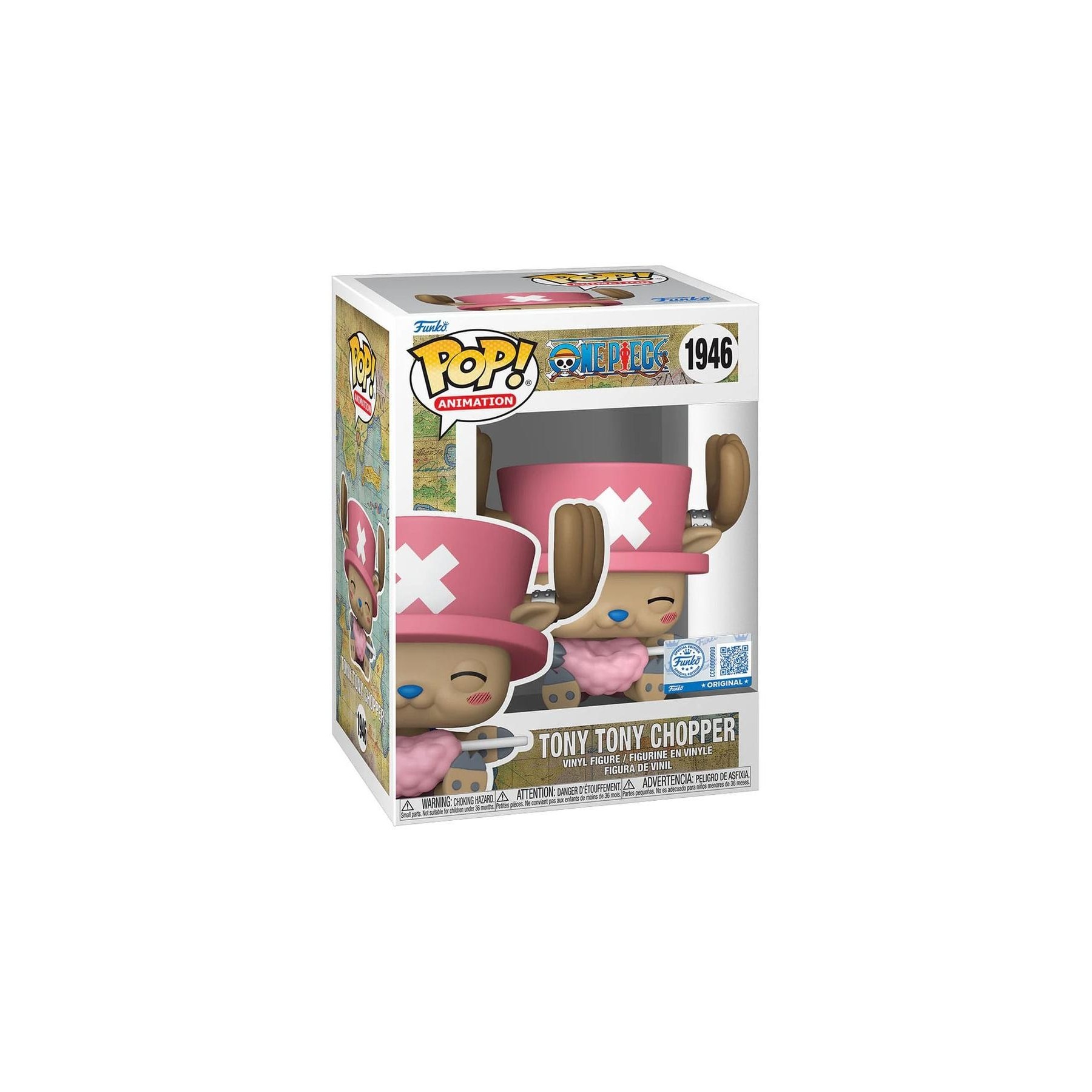 Funko Pop One Piece Tony Tony Chopper With Cotton Candy Excl
