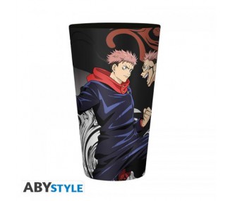 Jujutsu Kaisen Large Glass 400ml: Itadori vs Sukuna