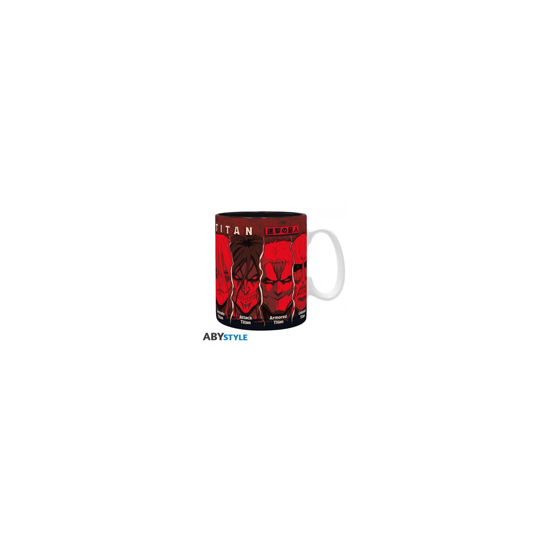 Attack on Titan Tazza 460ml Subli: All Titans