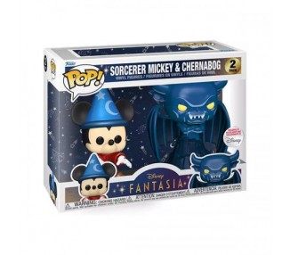 Funko POP! Disney Fantasia: Sorcerer Mickey / Chernabog 2PK