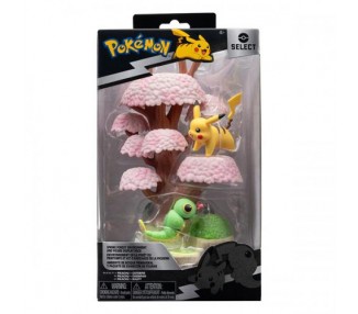 AF Pokemon Spring Forest Set: Caterpie & Pikachu 5cm