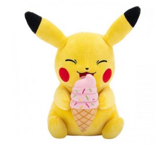 Pokemon Peluche: Pikachu w/Ice Cream 20cm
